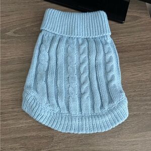 Pet Cable Knit Turtleneck Sweater